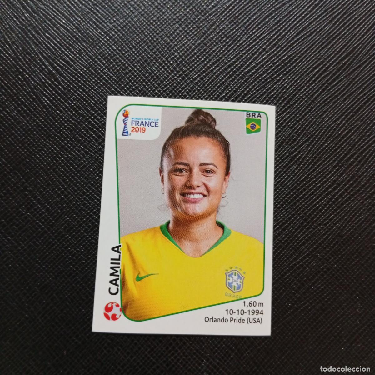 Cartes &agrave; collectionner de Football: 221 CAMILA BRASIL PANINI FEMENINO WOMEN&acute;S MUNDIAL 2019 FRANCIA 19 SIN PEGAR - A74 PG46