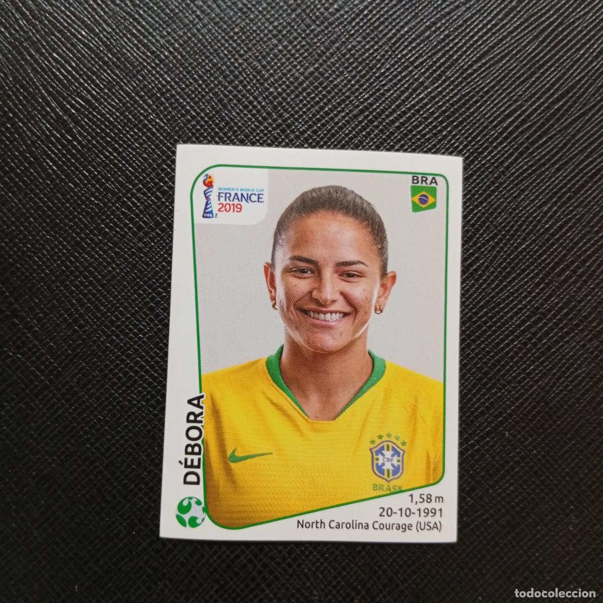 Cartes &agrave; collectionner de Football: 230 DEBORA BRASIL PANINI FEMENINO WOMEN&acute;S MUNDIAL 2019 FRANCIA 19 SIN PEGAR - A74 PG46