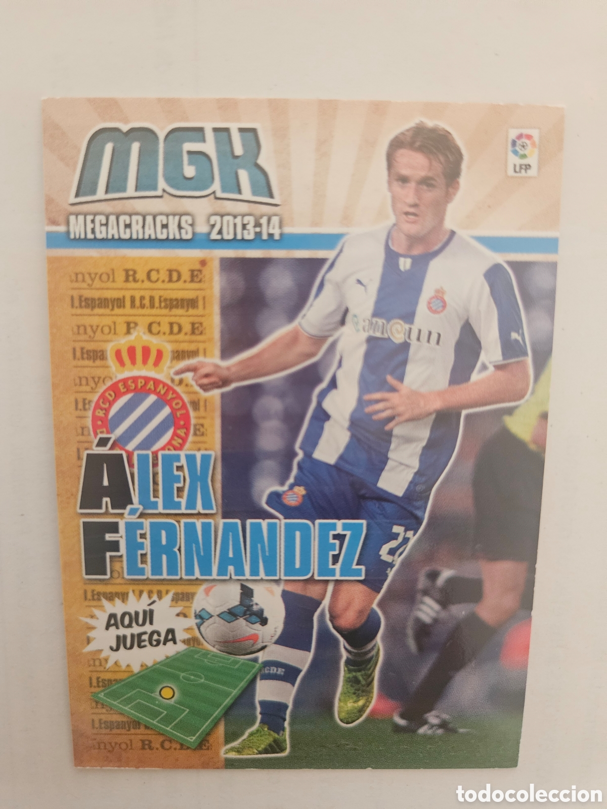 Cartes &agrave; collectionner de Football: ALEX FERNANDEZ 138 BIS (ESPANYOL) PANINI MEGACRACKS 2013-2014 13 14 CROMO CARTA