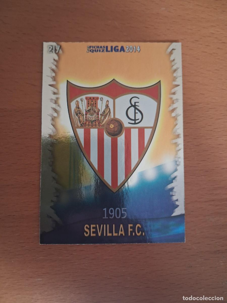 Cartes &agrave; collectionner de Football: Mundicromo Official Quiz Game Collection 2013 2014 Sevilla FC 217 Escudo