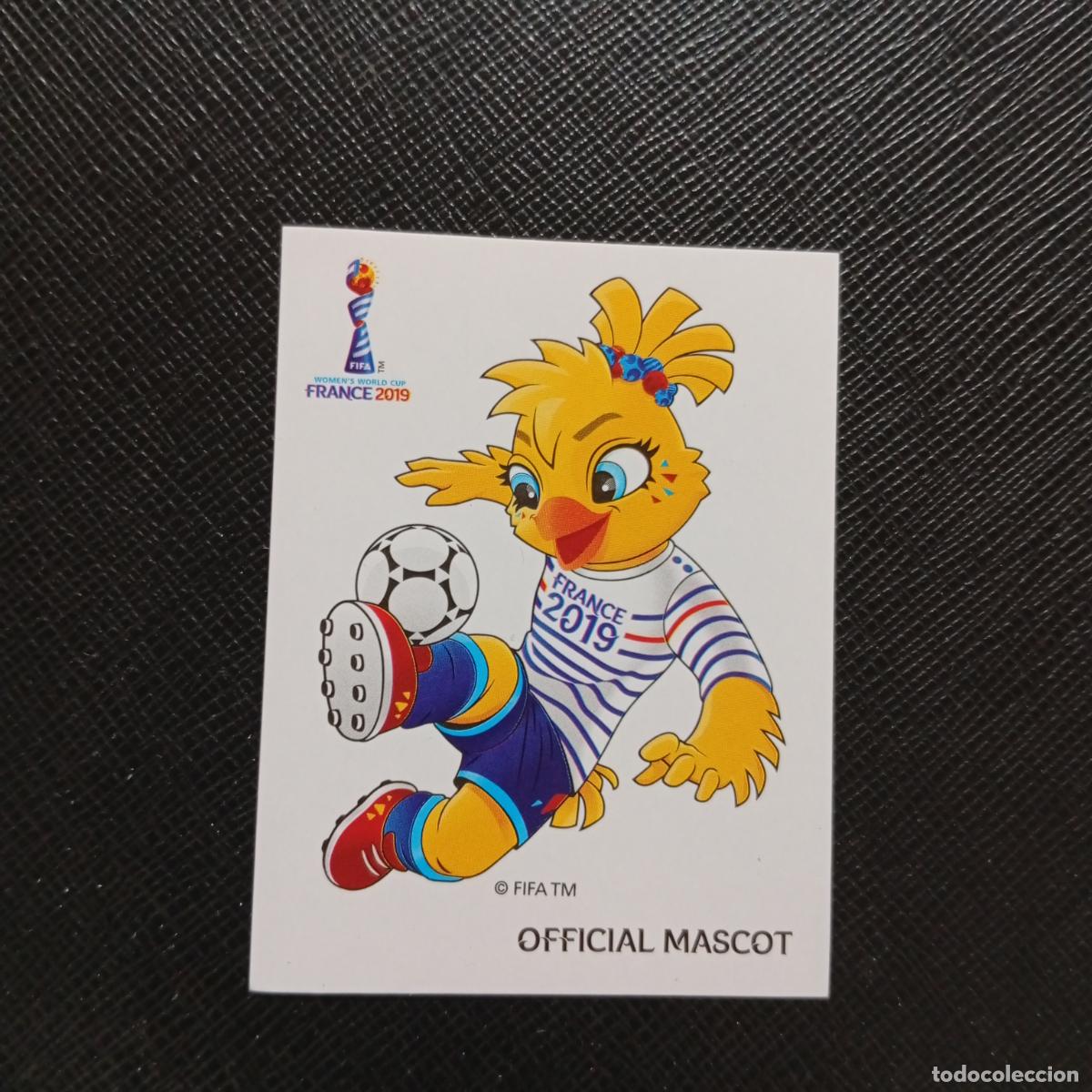 Football Stickers: 3 MASCOTA PANINI FEMENINO WOMEN&acute;S MUNDIAL 2019 FRANCIA 19 SIN PEGAR - A74 PG46