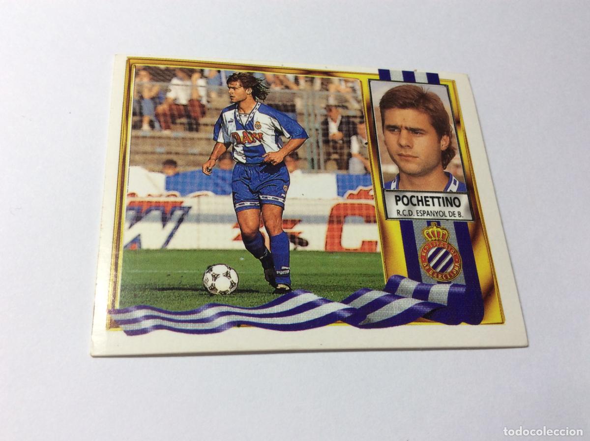 Football Stickers: Pochettino RCD Espa&ntilde;ol Espanyol Este 95 96 1995 1996