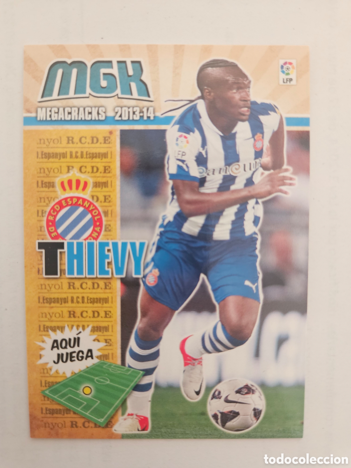 Football Stickers: Megacracks 2013 2014 13 14 panini Thievy fichaje n&deg; 141 bis Espanyol