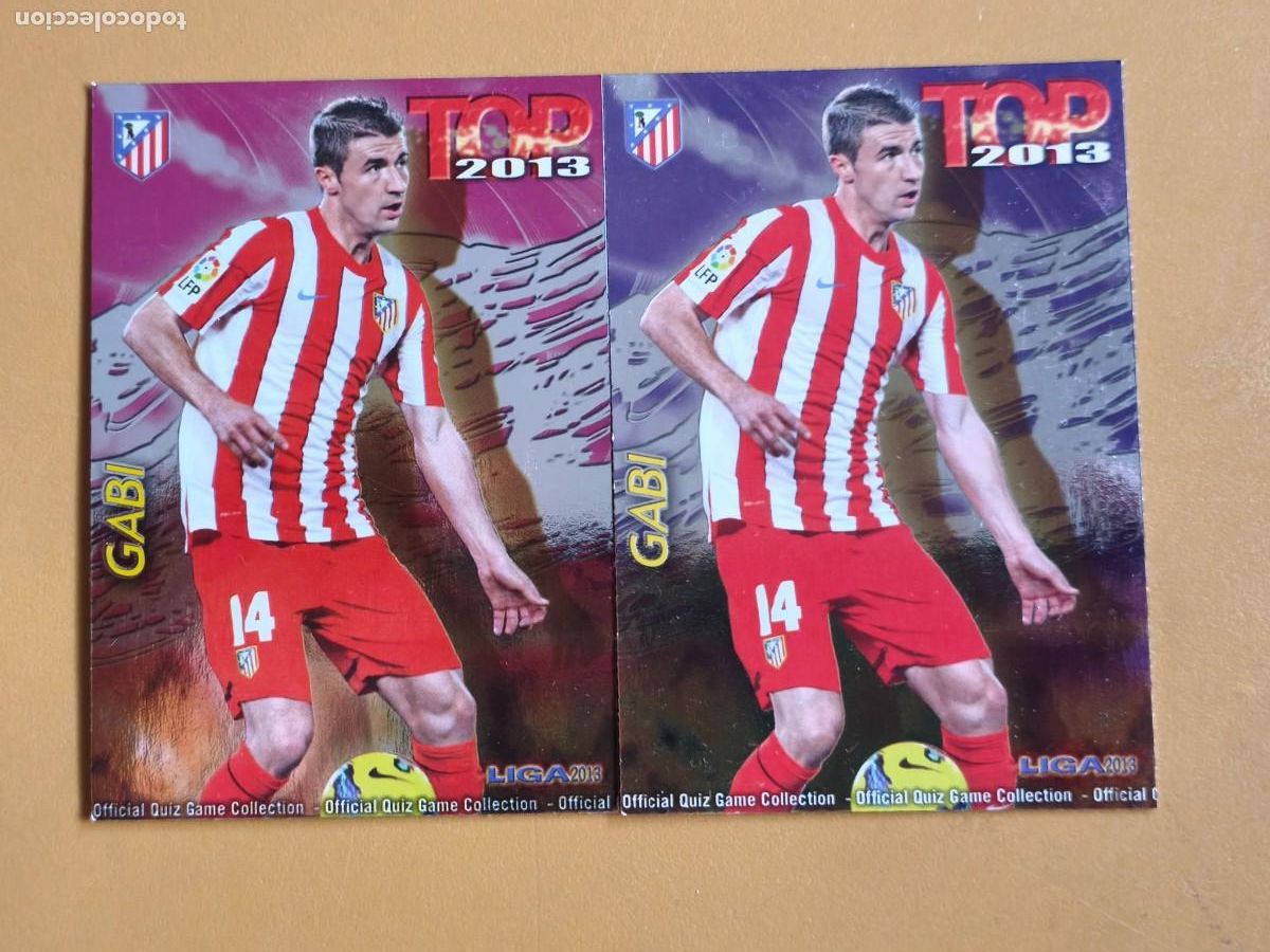 Football Stickers: gabi, liga 2013 top, mundicromo