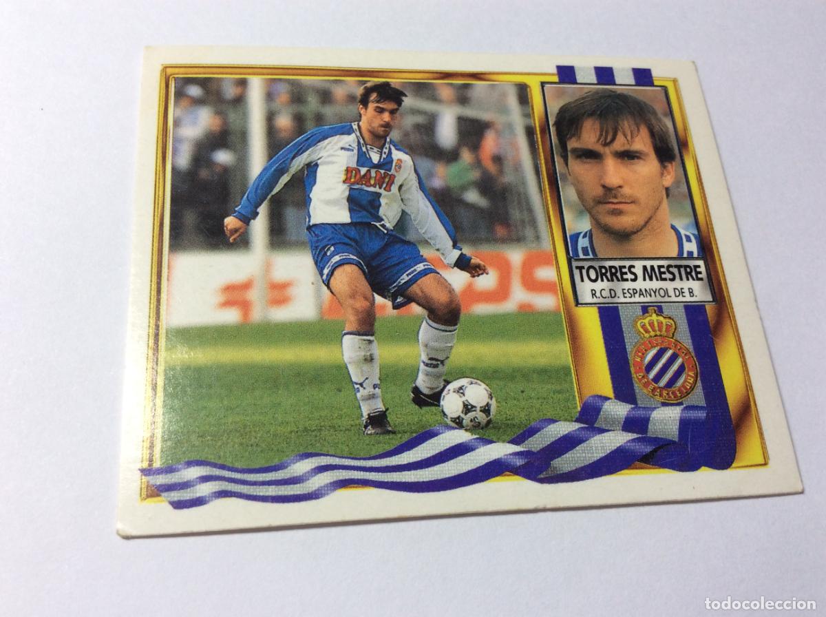 Football Stickers: Torres Mestre RCD Espa&ntilde;ol Espanyol Este 95 96 1995 1996