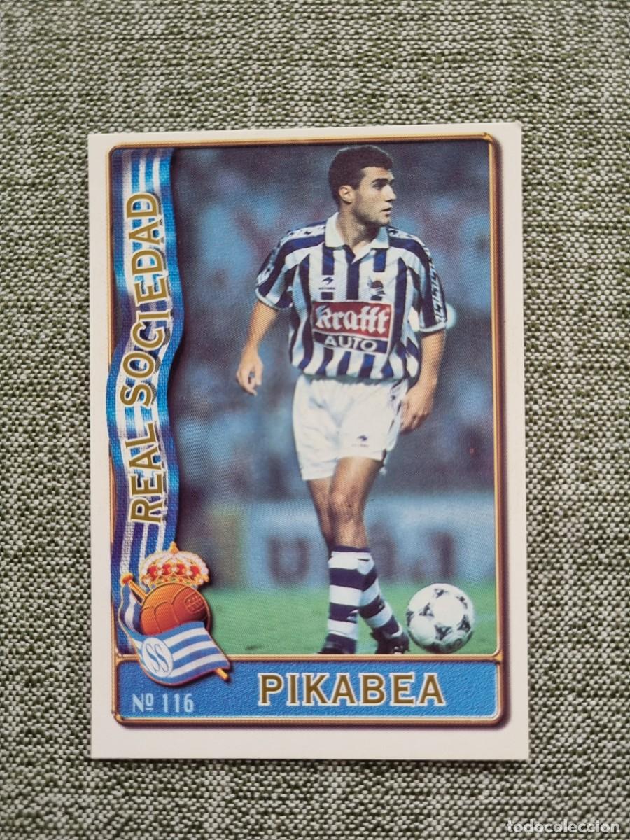 Football Stickers: 116 PIKABEA (Real Sociedad). Las Fichas de la Liga 1996 1997 96 97 (Mundicromo)