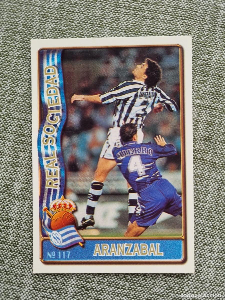 Football Stickers: 117 ARANZABAL (Real Sociedad). Las Fichas de la Liga 1996 1997 96 97 (Mundicromo)