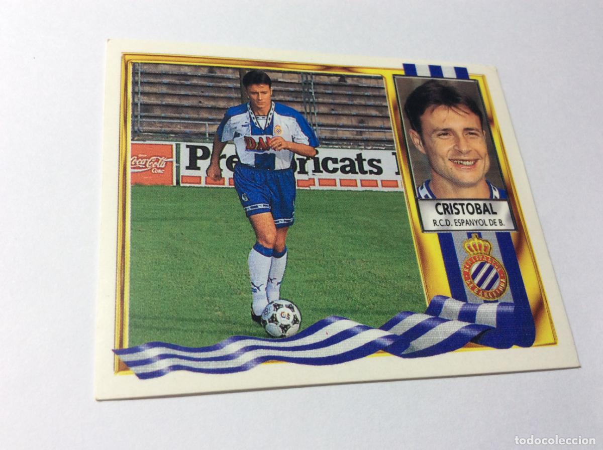Football Stickers: Cristobal RCD Espa&ntilde;ol Espanyol Este 95 96 1995 1996