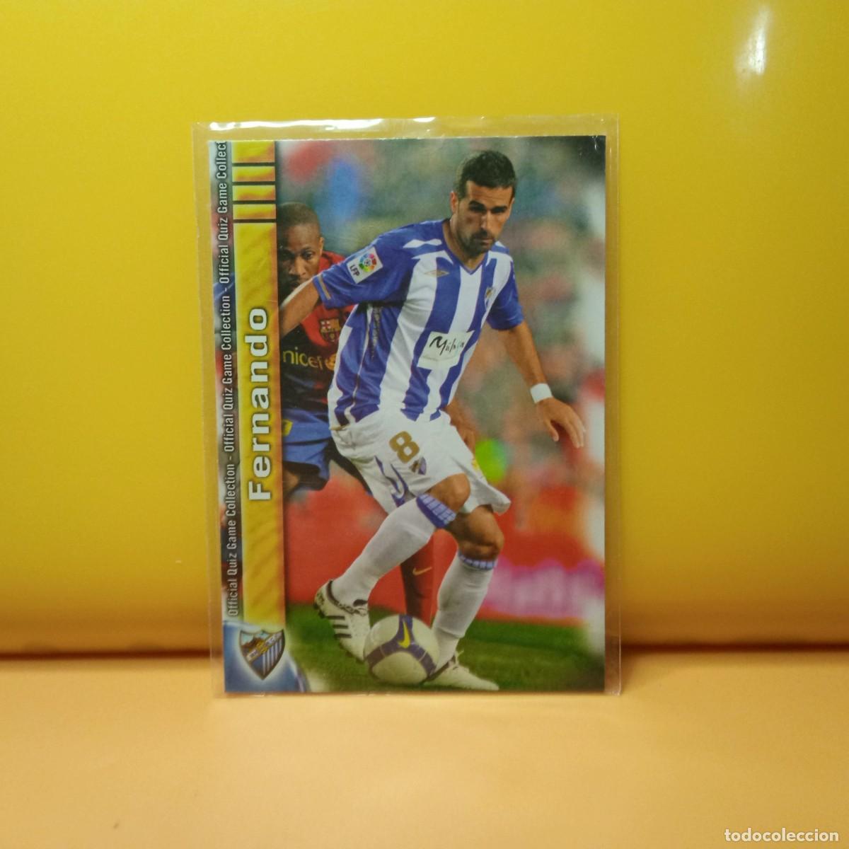 Football Stickers: MUNDICROMO 2009 2010 09 10 M&Aacute;LAGA C.F FERNANDO 206