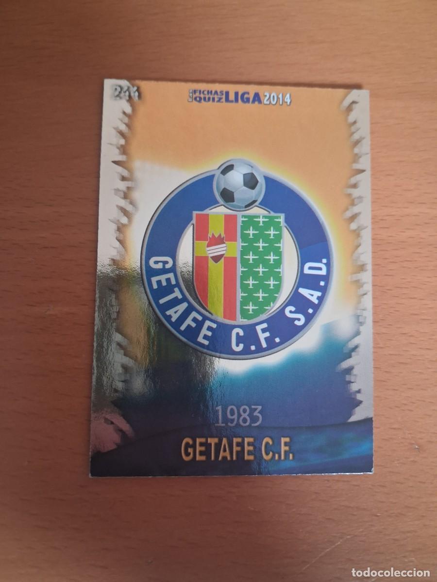 Figurine di Calcio: Mundicromo Official Quiz Game Collection 2013 2014 Getafe CF 244 Escudo