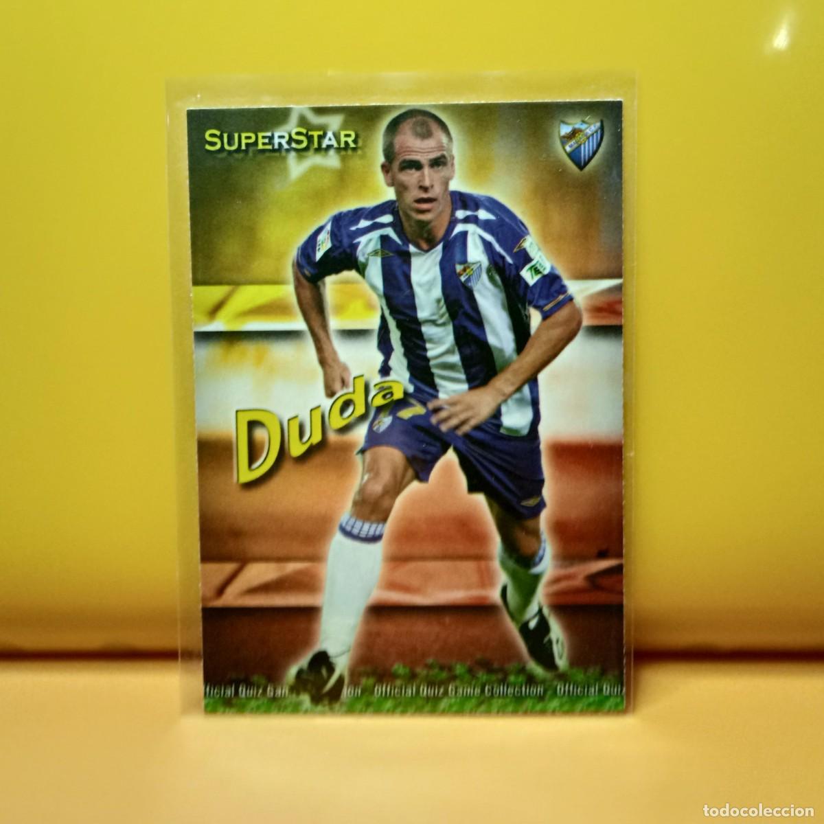Figurine di Calcio: MUNDICROMO 2009 2010 09 10 SUPERSTAR MATE M&Aacute;LAGA C.F DUDA 212