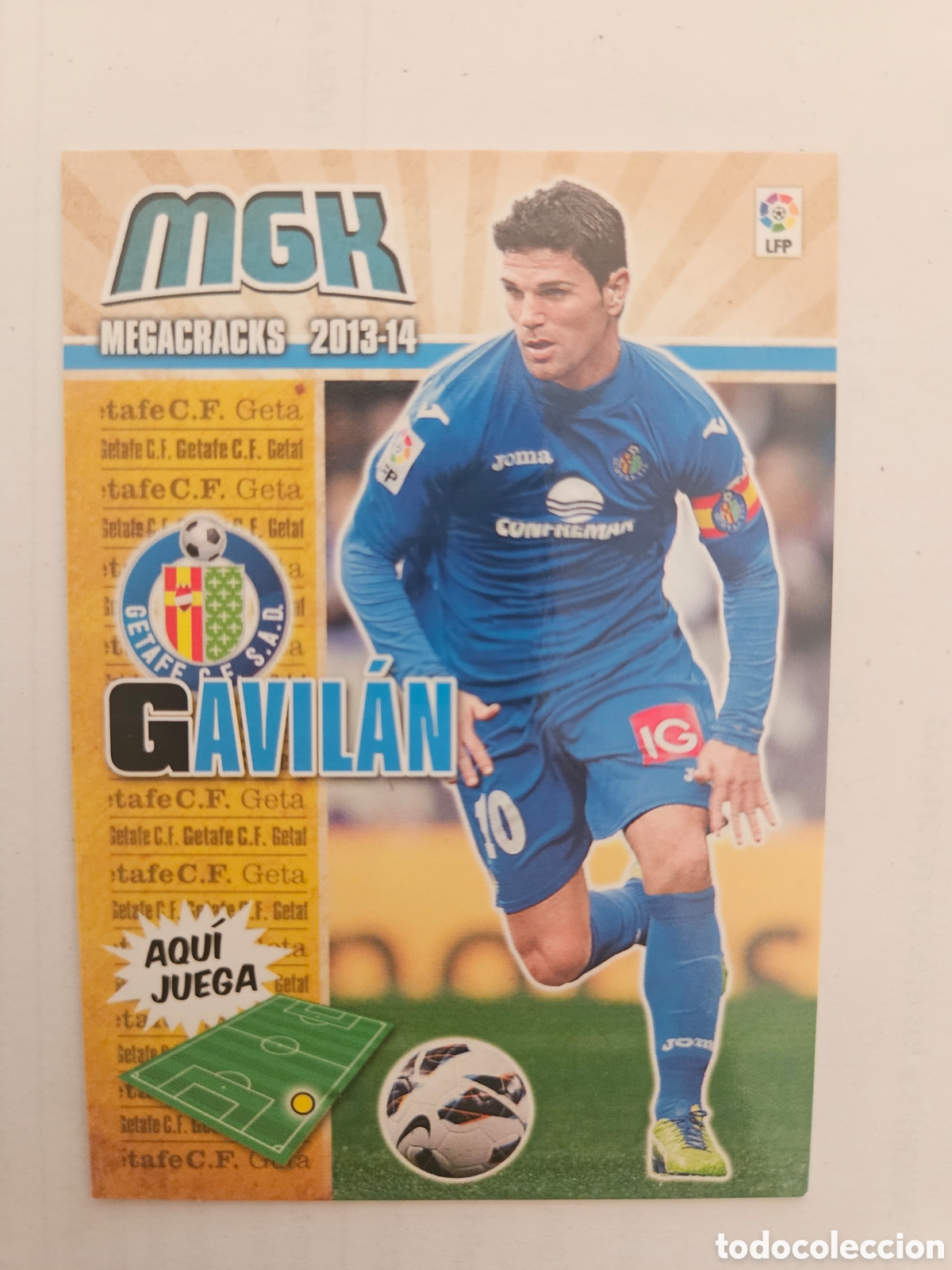 Figurine di Calcio: MGK FICHAJE BIS 159 GAVILAN GETAFE CROMOS ALBUM MEGACRACKS LIGA FUTBOL 2013 2014 13 14
