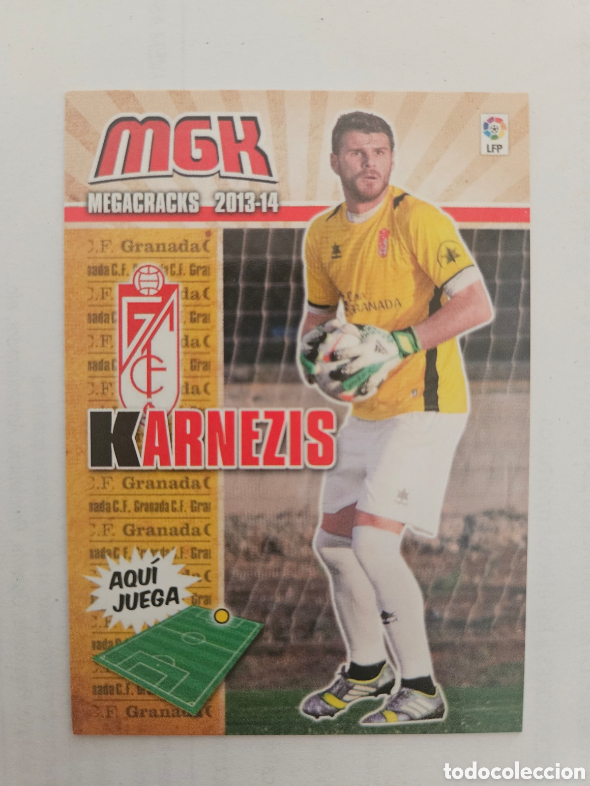 Figurine di Calcio: 165 BIS KARNEZIS (GRANADA) - - MEGACRACKS 2013-2014 PANINI MGK 13-14 -