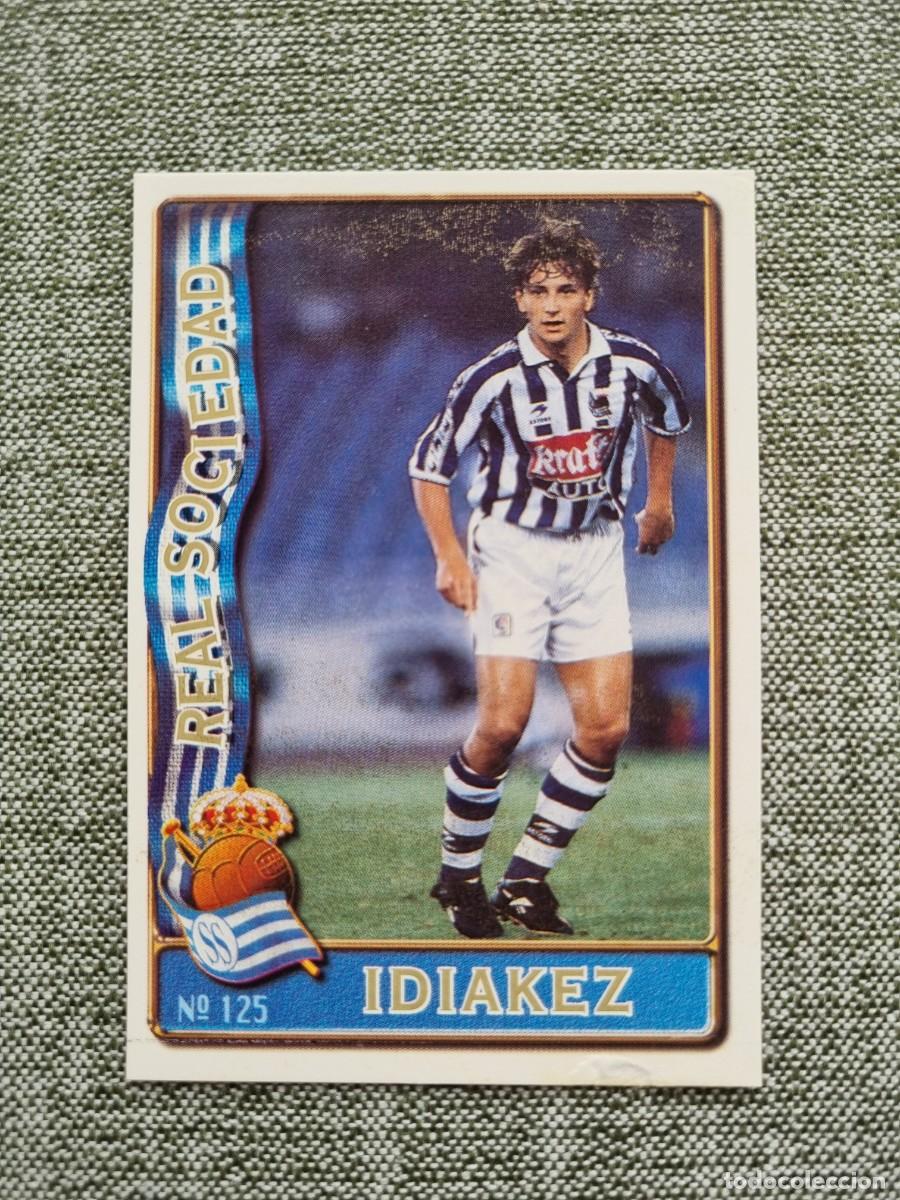 Cromos de f&uacute;tbol: 125 IDIAKEZ (Real Sociedad). Las Fichas de la Liga 1996 1997 96 97 (Mundicromo)