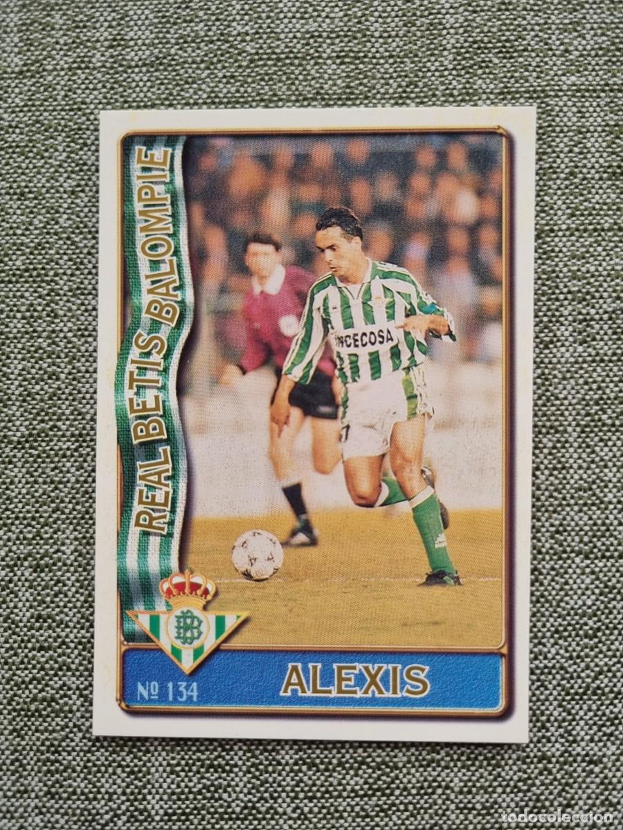 Fu&szlig;ball-Sticker: 134 ALEXIS (Real Betis). Las Fichas de la Liga 1996 1997 96 97 (Mundicromo)