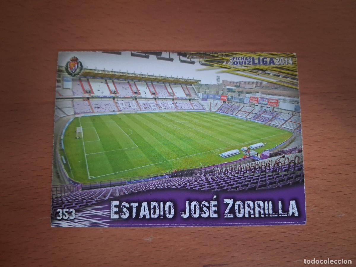 Figurine di Calcio: Mundicromo Official Quiz Game Collection 2013 2014 Real Valladolid 353 Estadio Jose Zorrilla