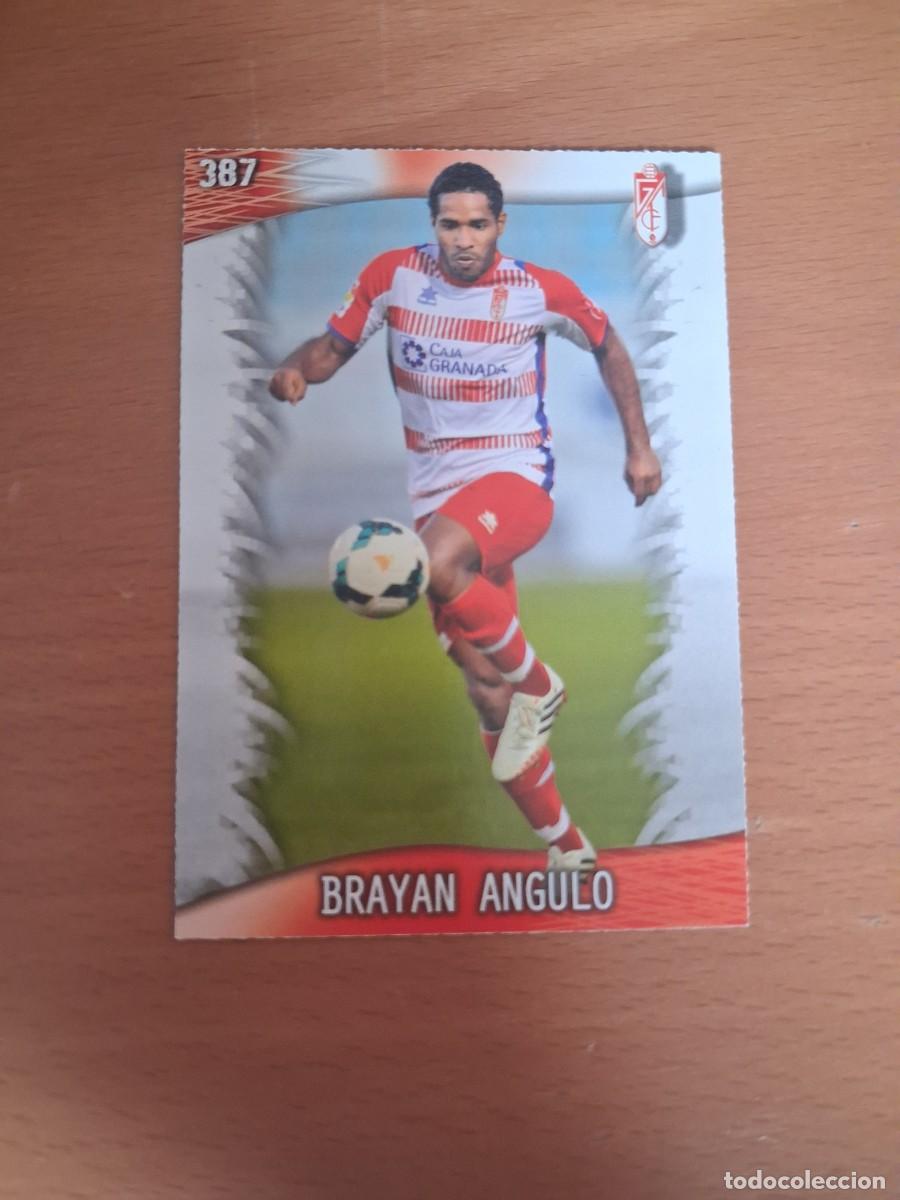 Cromos de f&uacute;tbol: Mundicromo Official Quiz Game Collection 2013 2014 Granada CF 387 Brayan Angulo