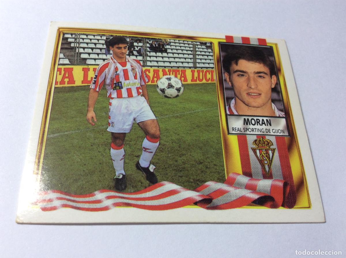 Cromos de f&uacute;tbol: Moran Sporting Gij&oacute;n Este 95 96 1995 1996