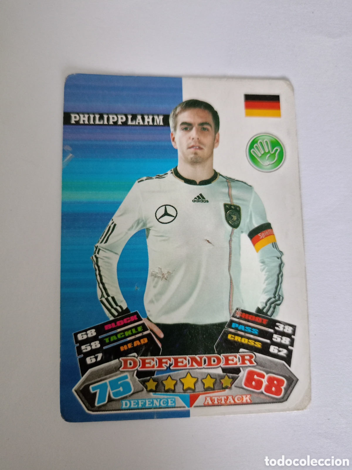 Figurine di Calcio: PHILIPP LAHM, ALEMANIA GERMANY - CROMO CARTA MUNDIAL BRASIL 2014, FIFA WORLD CUP BRASIL 14