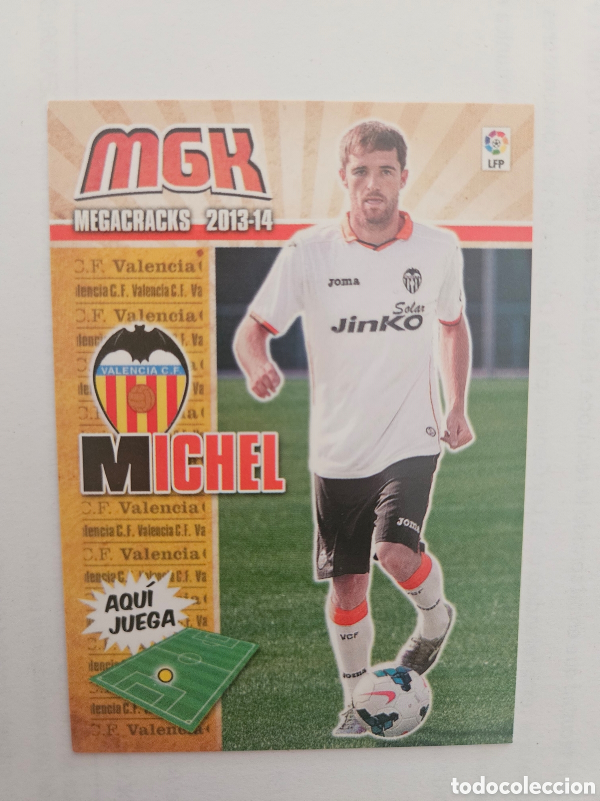 Figurine di Calcio: Megacracks 2013 2014 13 14 panini Michel fichaje n&deg; 322 bis Valencia