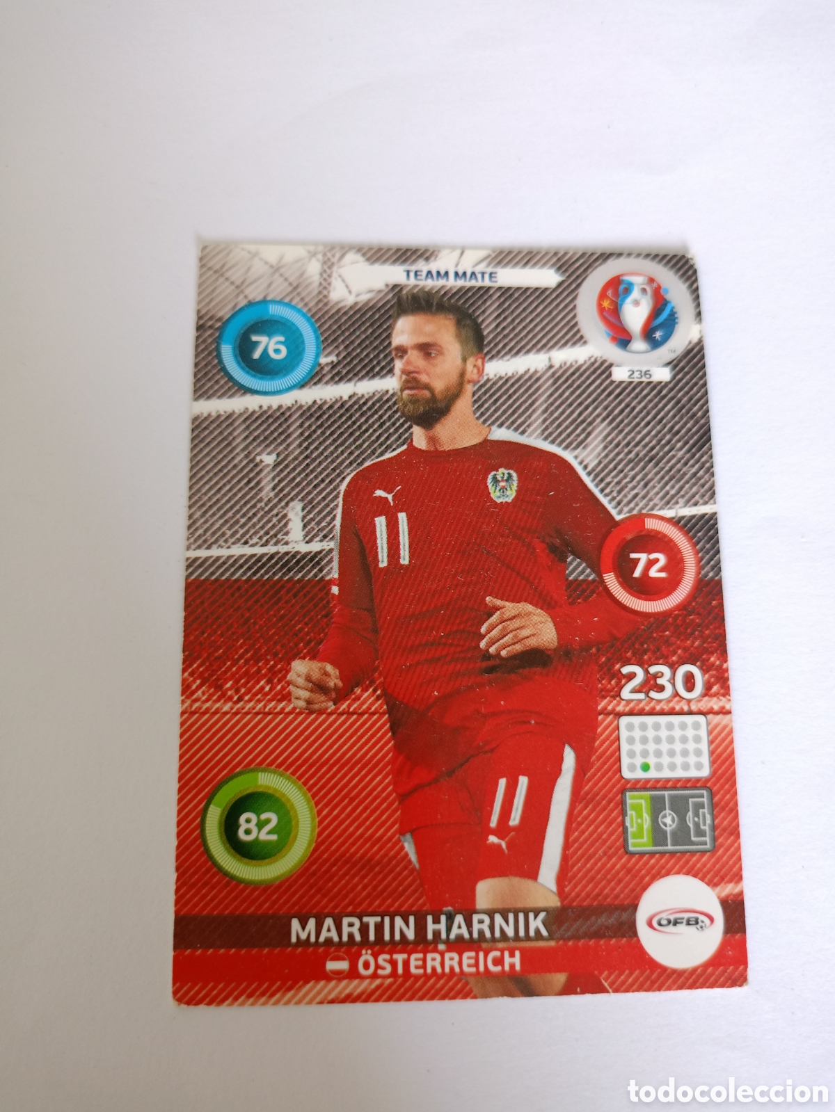 Figurine di Calcio: 236 HARNIK AUSTRIA ADRENALYN XL EUROCOPA FRANCIA 2016
