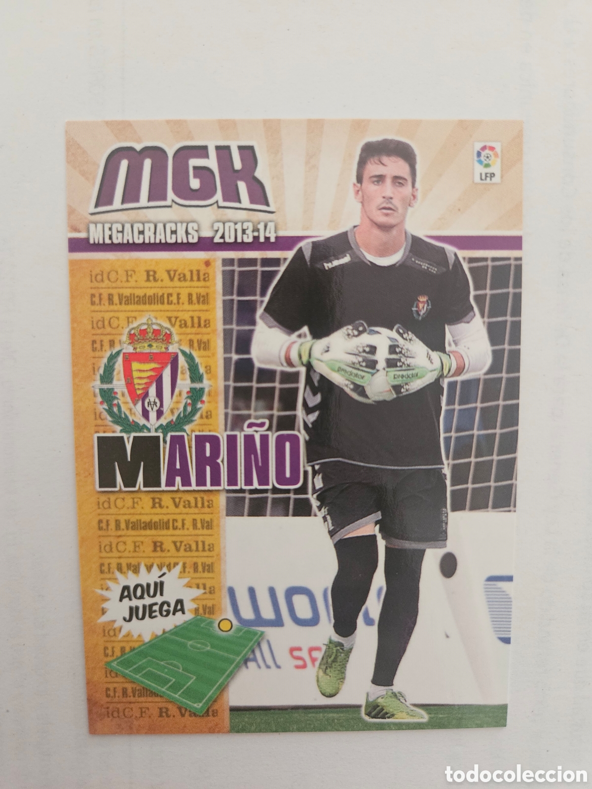 Figurine di Calcio: 326 BIS MARI&Ntilde;O (VALLADOLID) - - MEGACRACKS 2013-2014 PANINI MGK 13-14 -