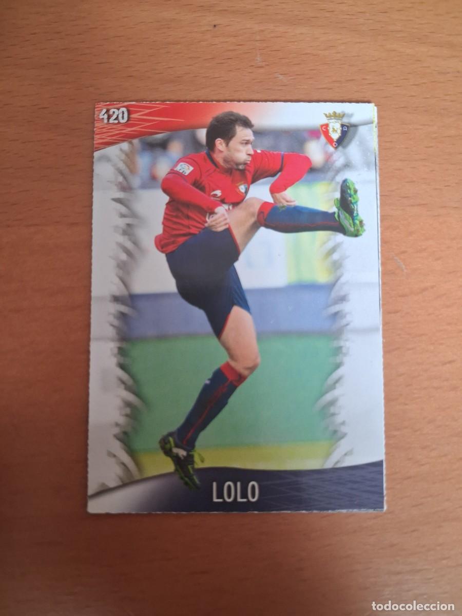 Figurine di Calcio: Mundicromo Official Quiz Game Collection 2013 2014 CA Osasuna 420 Lolo