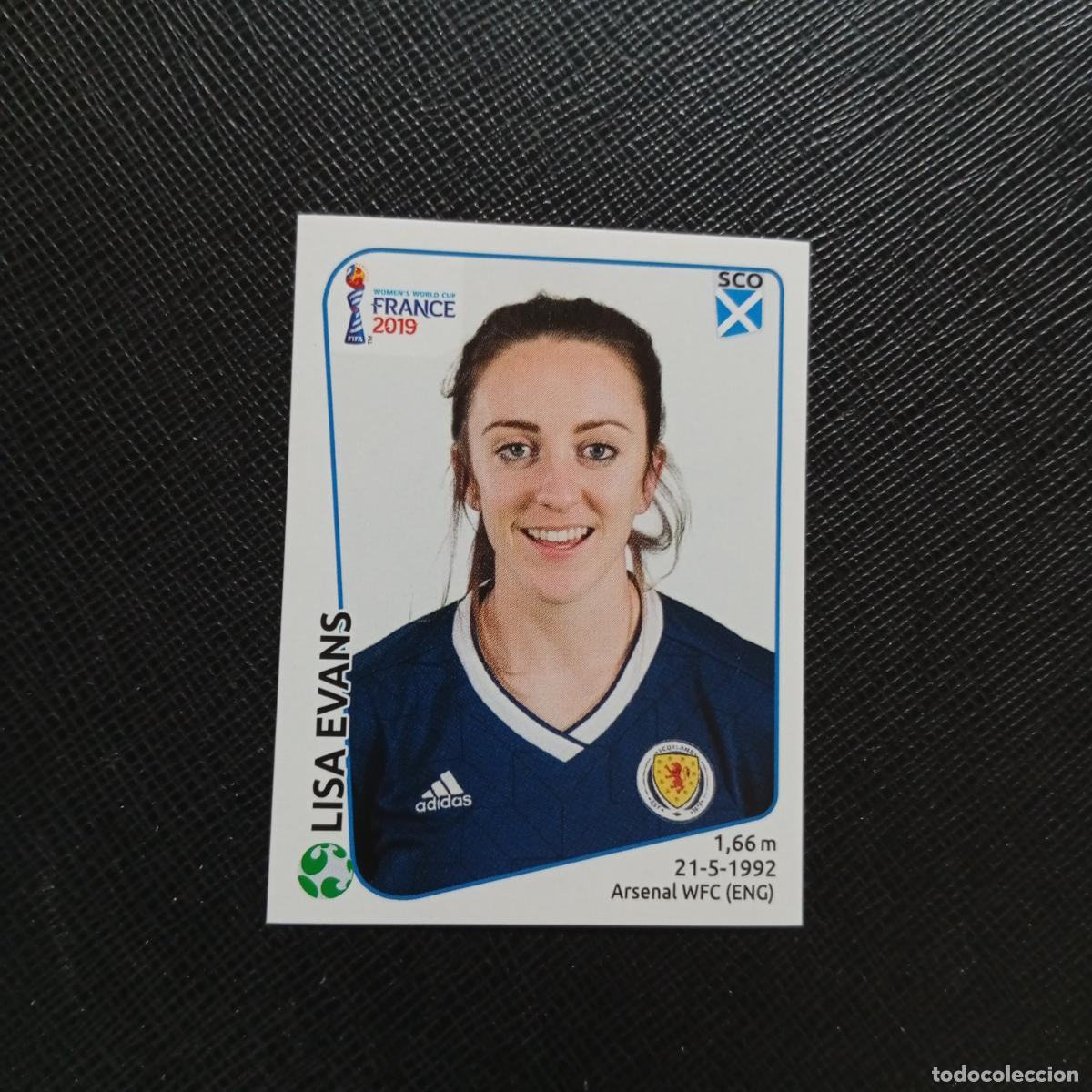 Figurine di Calcio: 286 LISA EVANS ESCOCIA PANINI FEMENINO WOMEN&acute;S MUNDIAL 2019 FRANCIA 19 - SIN PEGAR - A74 PG52
