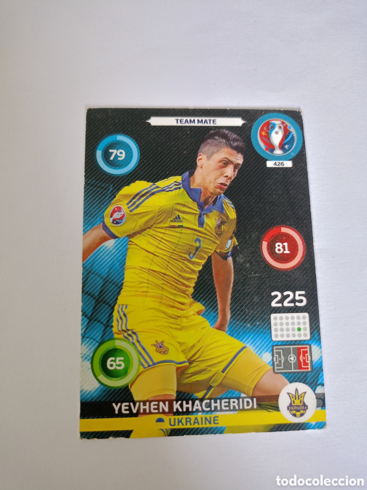 Figurine di Calcio: KHACHERIDI SUECIA ADRENALYN 2016 EURO FRANCIA CROMO FUTBOL EUROCOPA 06 - RF0 - A4 - 426