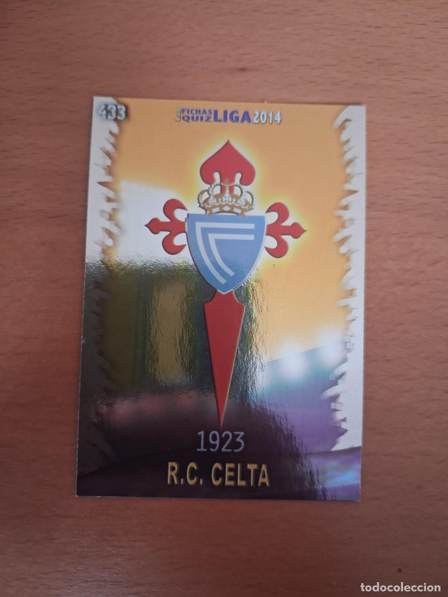 Figurine di Calcio: Mundicromo Official Quiz Game Collection 2013 2014 RC Celta 433 Escudo