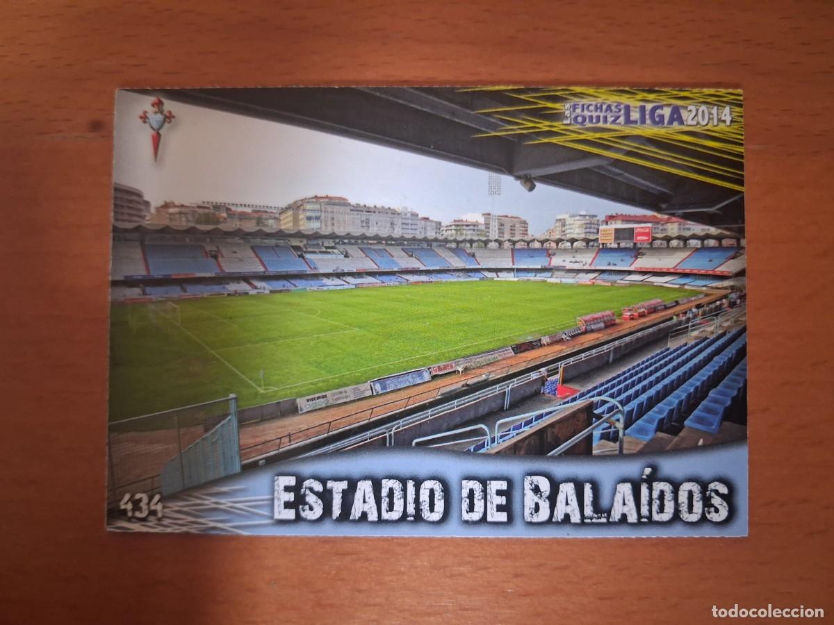 Cromos de F&uacute;tbol: Mundicromo Official Quiz Game Collection 2013 2014 RC Celta 434 Estadio de Balaidos