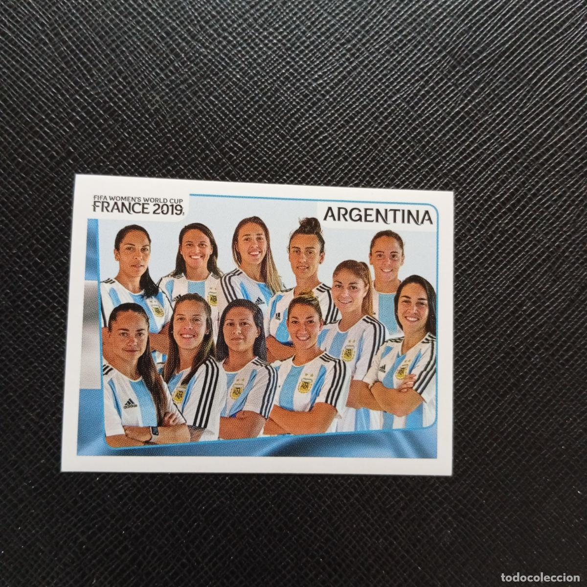 Fu&szlig;ball-Sticker: 291 ALINEACION ARGENTINA PANINI FEMENINO WOMEN&acute;S MUNDIAL 2019 FRANCIA 19 - SIN PEGAR - A74 PG52