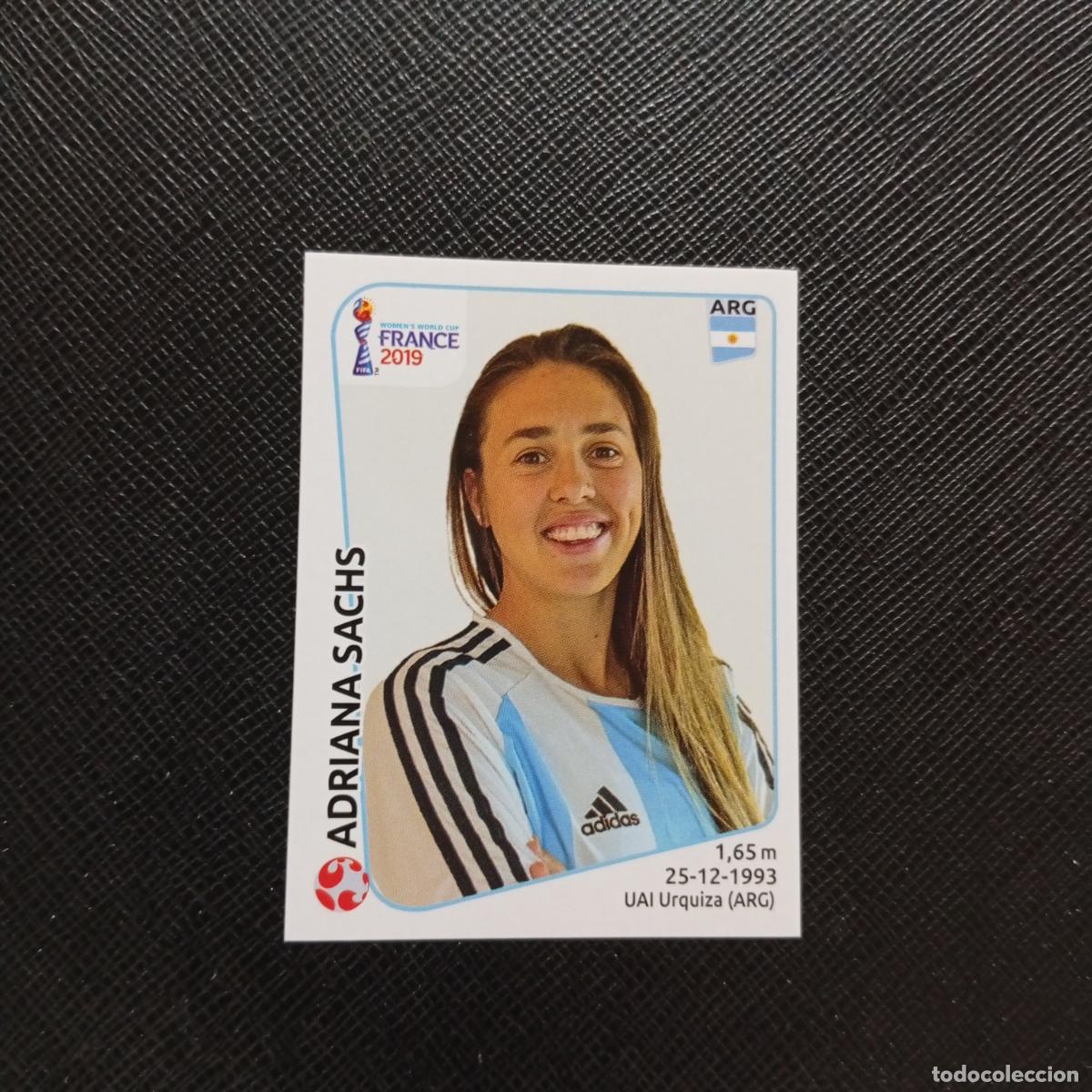 Fu&szlig;ball-Sticker: 295 ADRIANA SACHS ARGENTINA PANINI FEMENINO WOMEN&acute;S MUNDIAL 2019 FRANCIA 19 - SIN PEGAR - A74 PG53