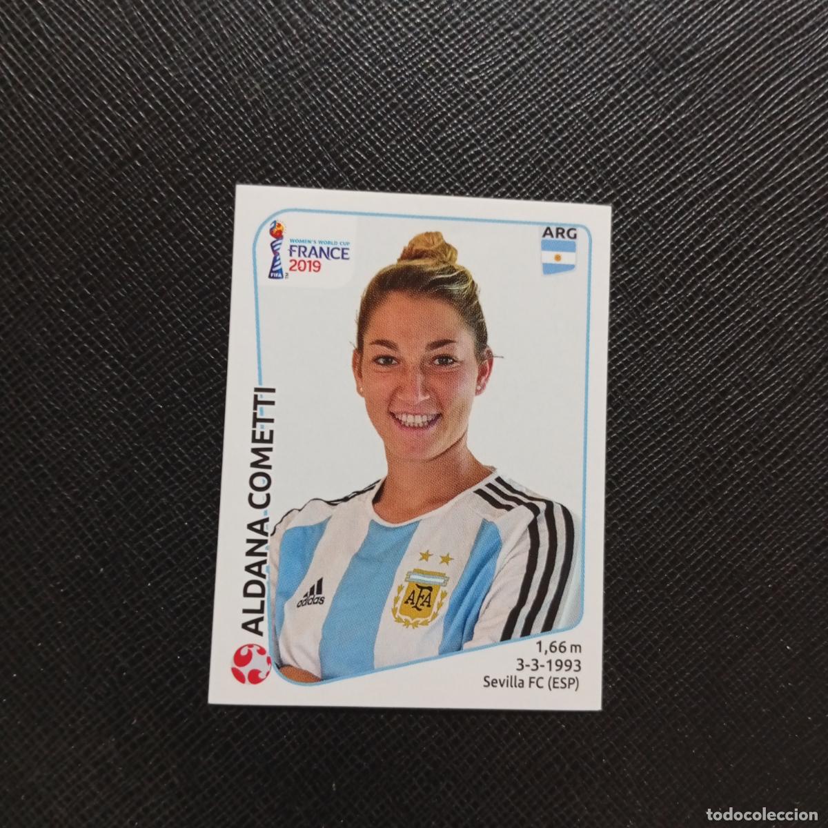 Fu&szlig;ball-Sticker: 296 ALDANA COMETTI ARGENTINA PANINI FEMENINO WOMEN&acute;S MUNDIAL 2019 FRANCIA 19 - SIN PEGAR - A74 PG53
