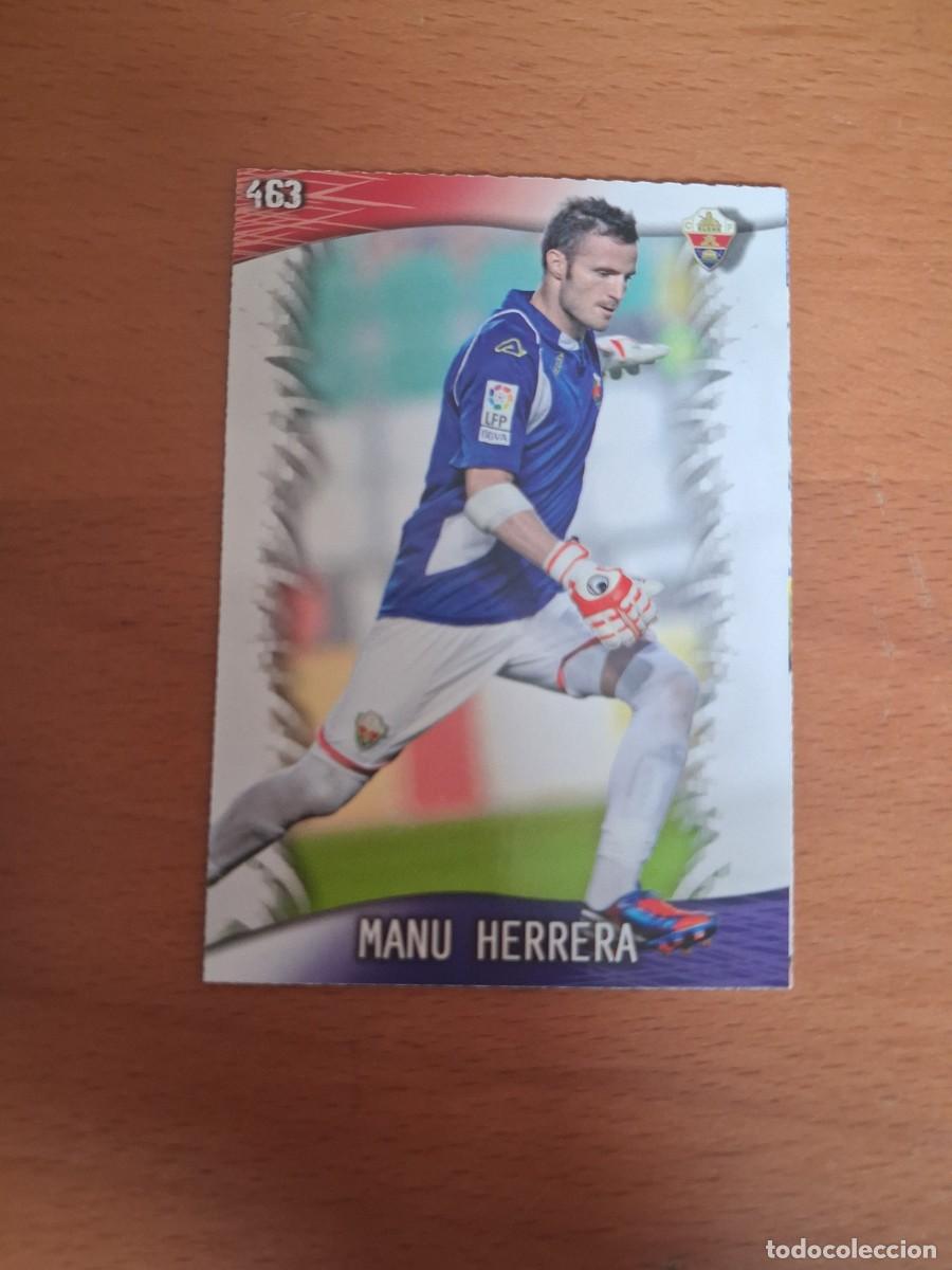 Cromos de F&uacute;tbol: Mundicromo Official Quiz Game Collection 2013 2014 Elche CF 463 Manu Herrera