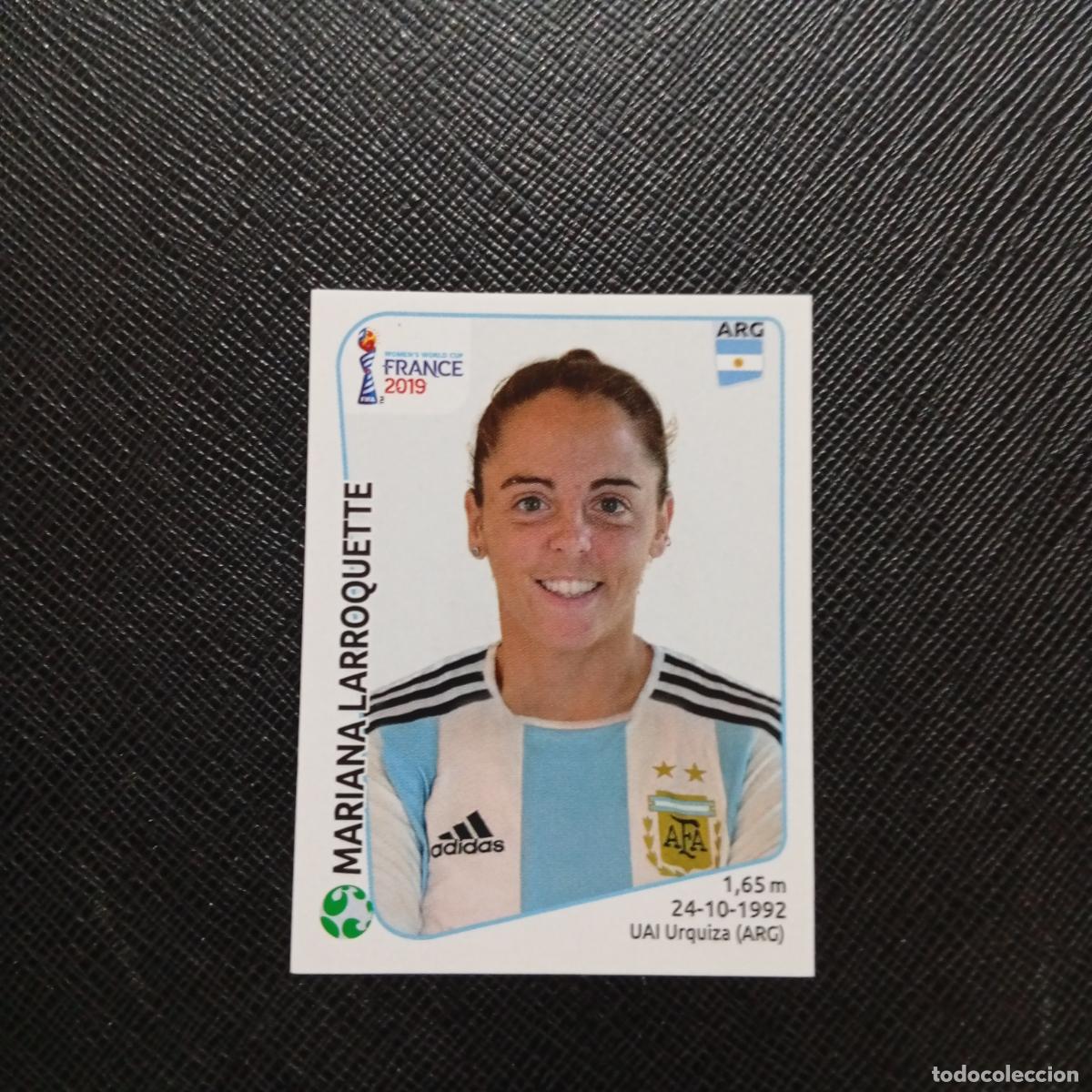 Fu&szlig;ball-Sticker: 303 LARROQUETTE ARGENTINA PANINI FEMENINO WOMEN&acute;S MUNDIAL 2019 FRANCIA 19 - SIN PEGAR - A74 PG54