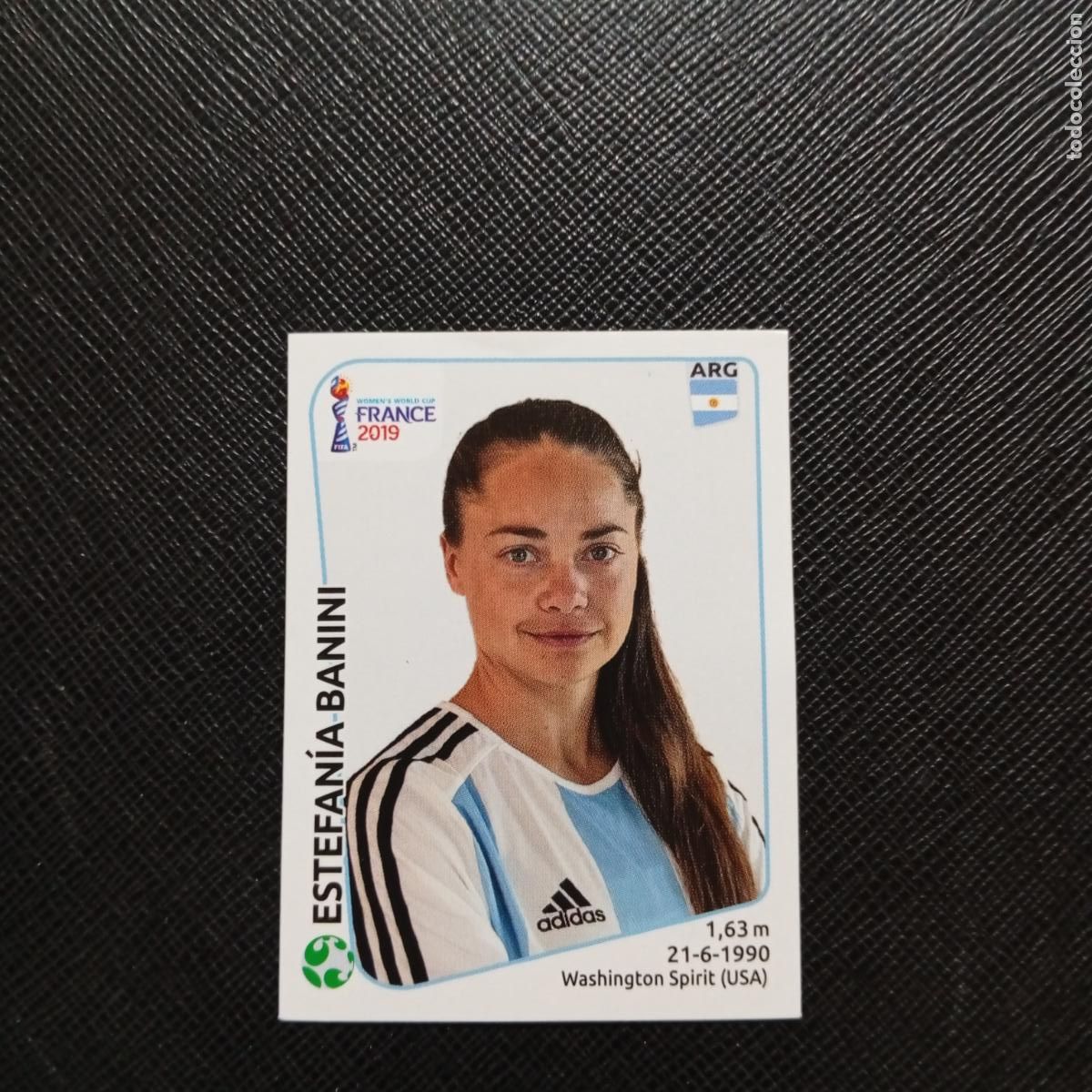 Fu&szlig;ball-Sticker: 308 ESTEFANIA BANIN ARGENTINA PANINI FEMENINO WOMEN&acute;S MUNDIAL 2019 FRANCIA 19 - SIN PEGAR - A74 PG54