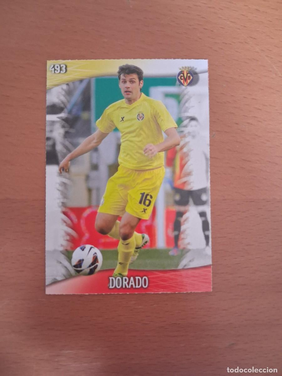 Fu&szlig;ball-Sticker: Mundicromo Official Quiz Game Collection 2013 2014 Villarreal CF 493 Dorado