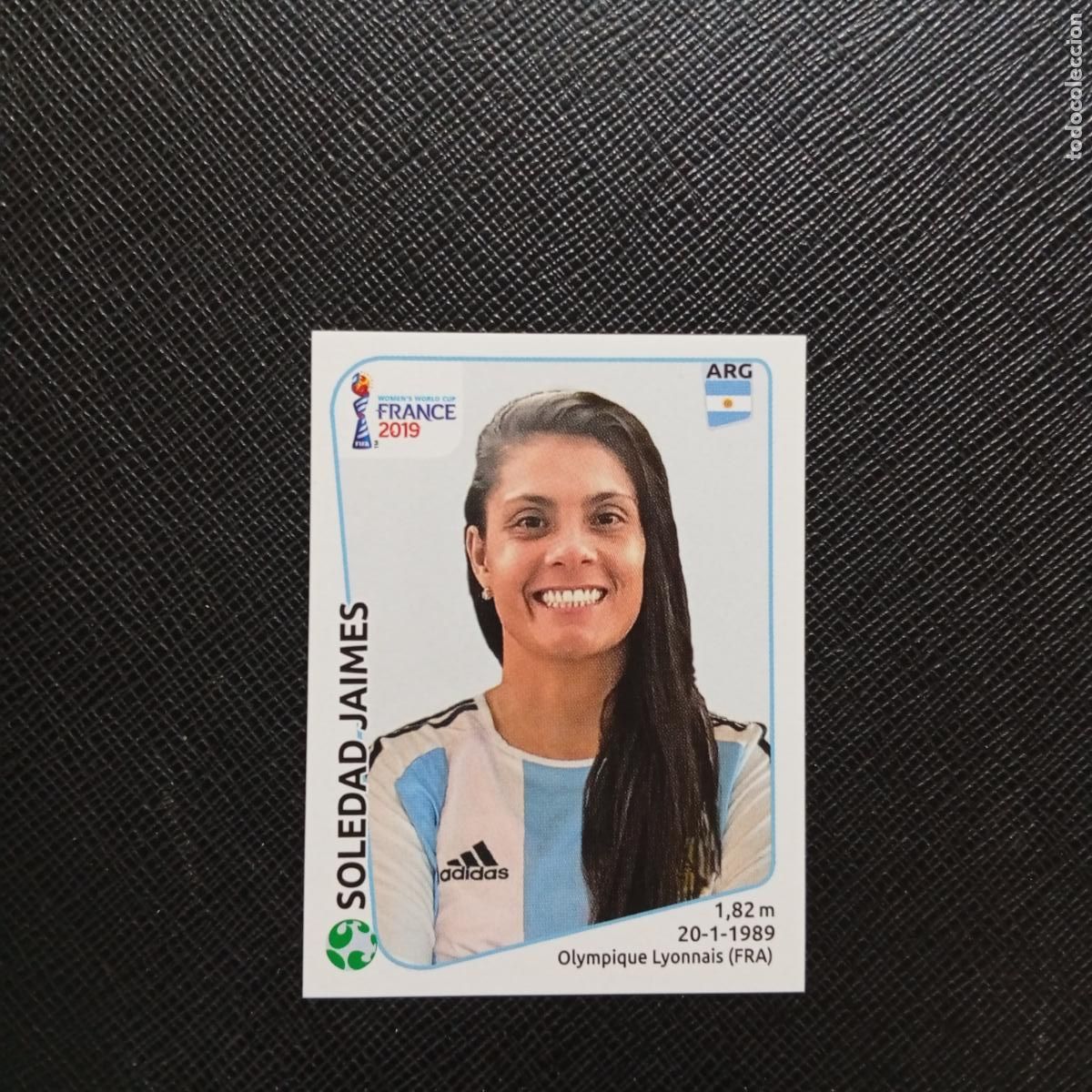 Cromos de Futebol: 304 SOLEDAD JAIMES ARGENTINA PANINI FEMENINO WOMEN&acute;S MUNDIAL 2019 FRANCIA 19 - SIN PEGAR - A74 PG54