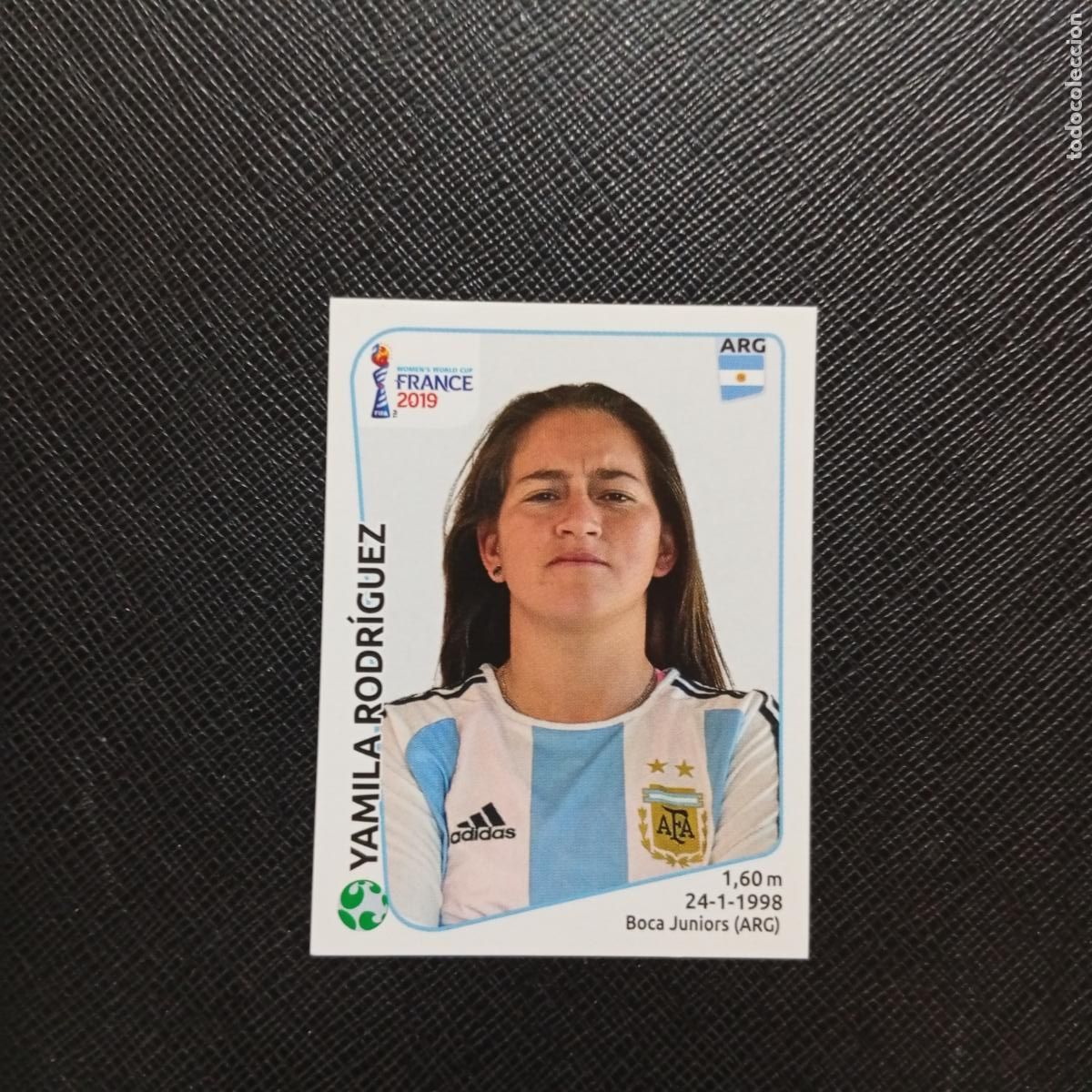 Cromos de Futebol: 306 YAMILA RODRIGUEZ ARGENTINA PANINI FEMENINO WOMEN&acute;S MUNDIAL 2019 FRANCIA 19 SIN PEGAR - A74 PG54