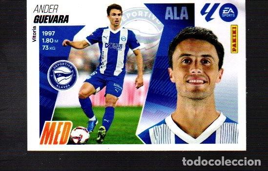 Cromos de F&uacute;tbol: CROMO DE CASA ESTE Y PANINI LIGA 2025 / 26 DEL D. ALAV&Eacute;S N&ordm; 11 GUEVARA