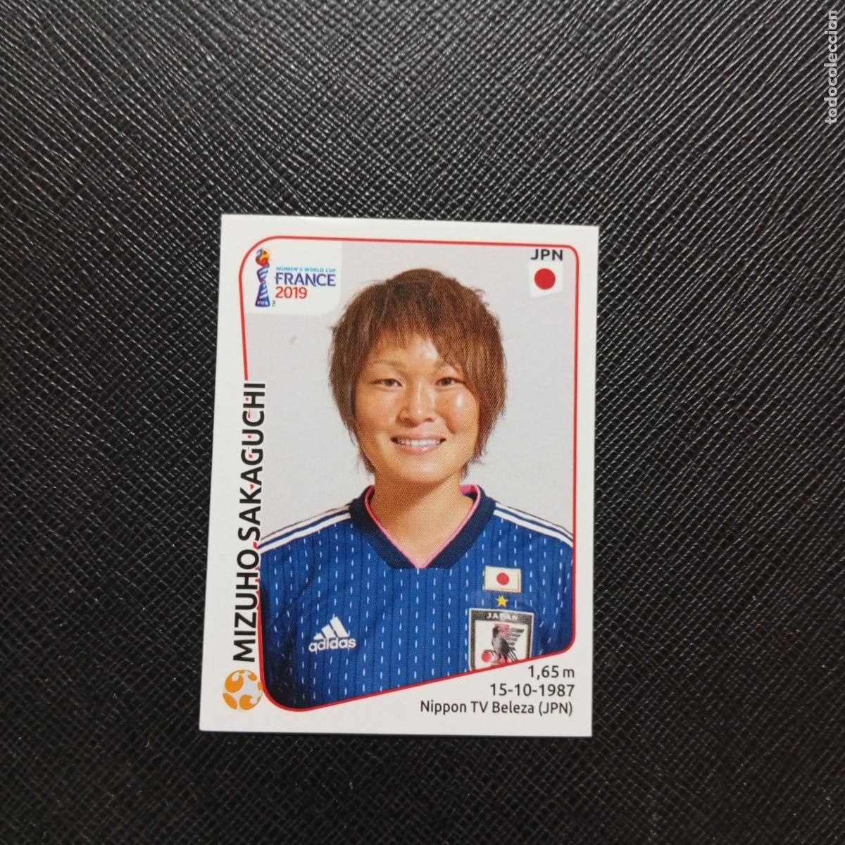 Cromos de F&uacute;tbol: 320 MIZOHO SAKAGUCHI JAPON PANINI FEMENINO WOMEN&acute;S MUNDIAL 2019 FRANCIA 19 - SIN PEGAR - A74 PG58