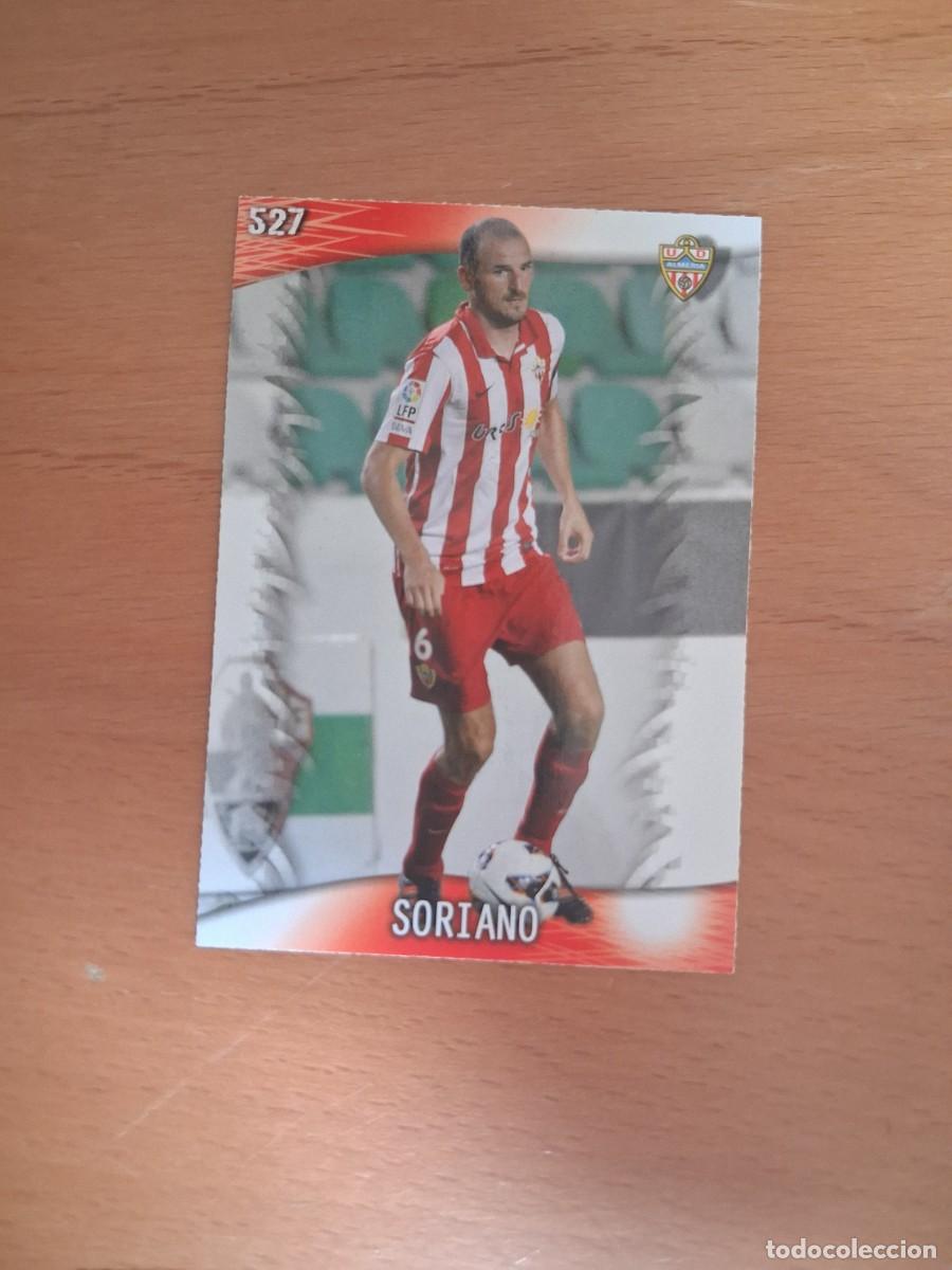 Cromos de F&uacute;tbol: Mundicromo Official Quiz Game Collection 2013 2014 UD Almeria 527 Soriano