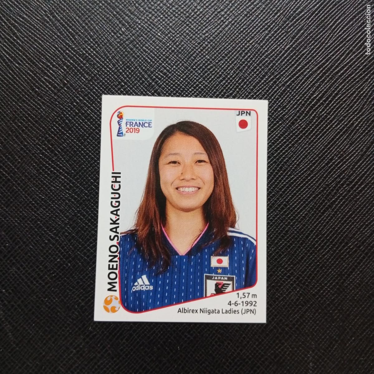 Cromos de F&uacute;tbol: 323 MOENO SAKAGUCHI JAPON PANINI FEMENINO WOMEN&acute;S MUNDIAL 2019 FRANCIA 19 - SIN PEGAR - A74 PG58