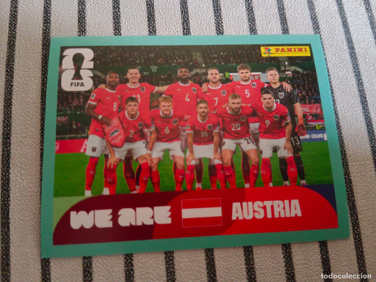 Cromos de F&uacute;tbol: MUNDIAL 2026 ESTADOS UNIDOS USA MEXICO MEJICO CANADA AUT 13 AUT13 ALINEACION AUSTRALIA FIFA