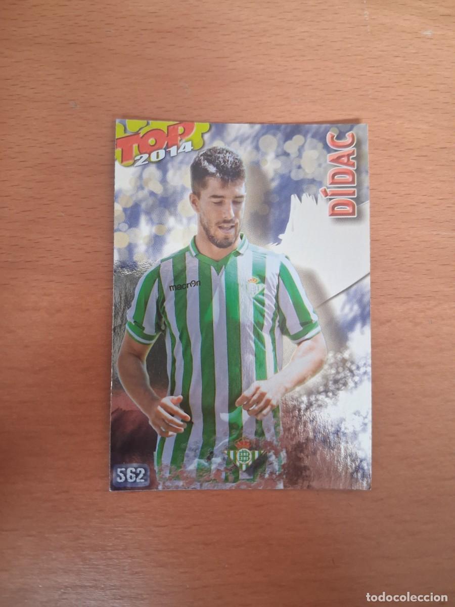 Football Stickers: Mundicromo Official Quiz Game Collection 2013 2014 Real Betis 562 Didac Azul Liso