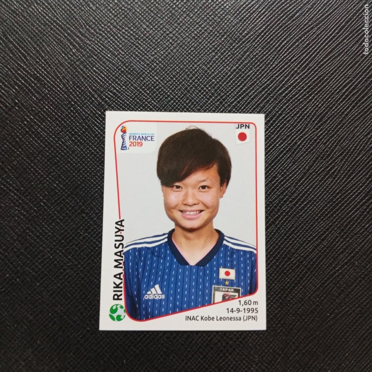 Football Stickers: 324 RIKA MASUYA JAPON PANINI FEMENINO WOMEN&acute;S MUNDIAL 2019 FRANCIA 19 - SIN PEGAR - A74 PG58