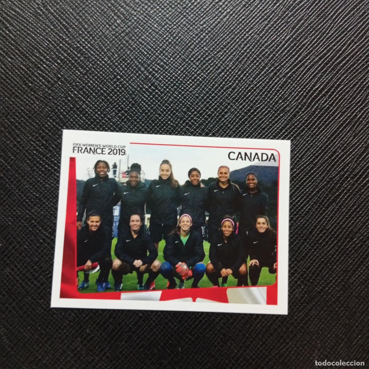 Cromos de F&uacute;tbol: 329 ALINEACION CANADA PANINI FEMENINO WOMEN&acute;S MUNDIAL 2019 FRANCIA 19 - SIN PEGAR - A74 PG58