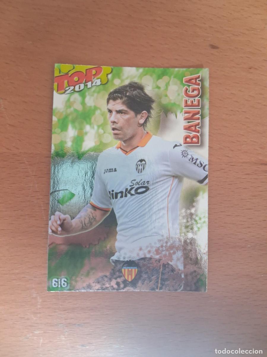 Cromos de F&uacute;tbol: Mundicromo Official Quiz Game Collection 2013 2014 TOP 2014 Valencia CF 616 Banega Verde Liso