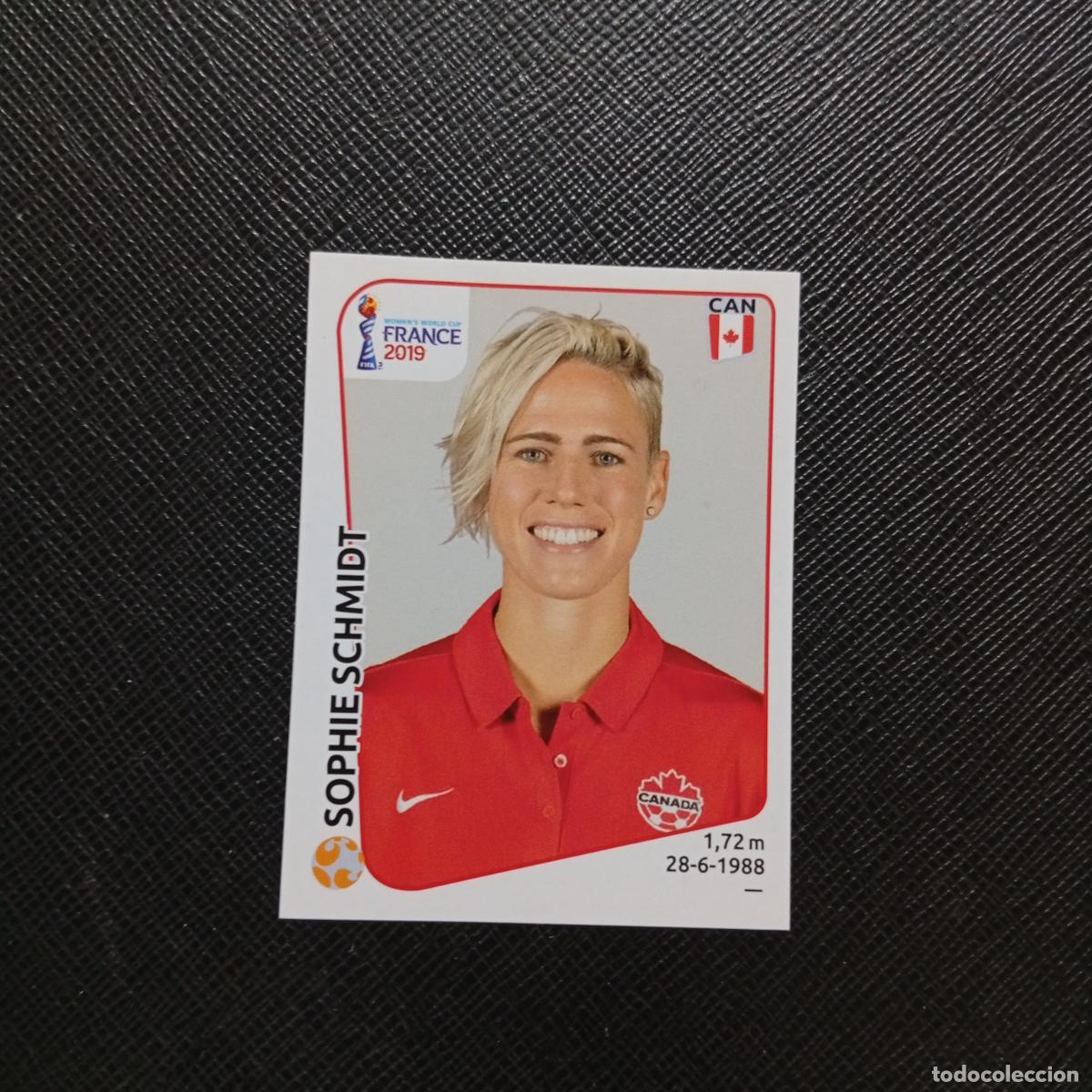 Cromos de F&uacute;tbol: 338 SOPHIE SCHMIDT CANADA PANINI FEMENINO WOMEN&acute;S MUNDIAL 2019 FRANCIA 19 - SIN PEGAR - A74 PG59